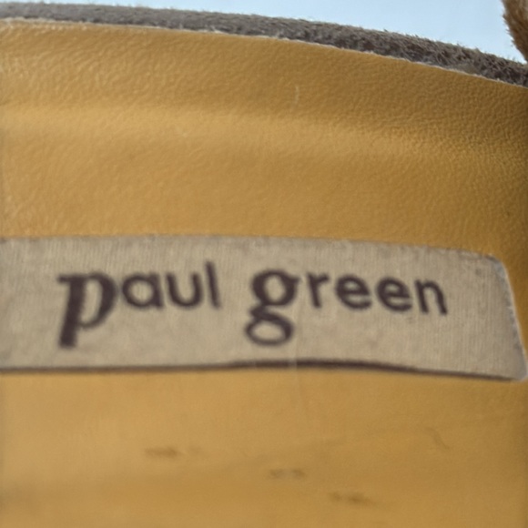 Paul Green Stylish Gray Peep-Toe Leathr Ankle Boots Size 5 MCH9112 - Picture 7 of 8